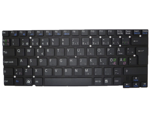 Laptop Keyboard For SONY VAIO SVT13 Series HMB8809NWA062A 149034471SE Nordic NE Black new