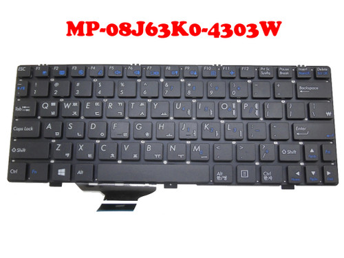 Laptop Keyboard For CLEVO M1110 M1110Q M1111 M1115 MP-08J63K0-430 6-80-M1110-112-1 MP-08J63K0-4303W 6-80-W3100-111-1 Korea KR Black Without Frame