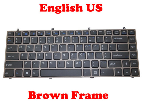 Laptop Keyboard For W230SD W230SS W230ST United States US Brown Frame