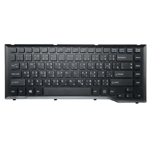 Laptop Keyboard For Fujitsu LifeBook LH522 LH532 LH532A LH532B LH532C Thailand TI Black With Frame New