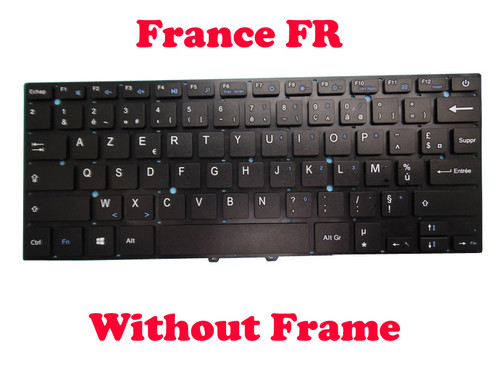 Laptop Keyboard For Toposh MB27716014-BZ PRDE-K2819 France FR Black