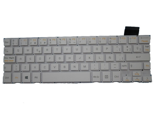 Laptop Keyboard For LG Z160 H160 V137867AR1 SP AEW7338980661 White Spain SP NO Frame