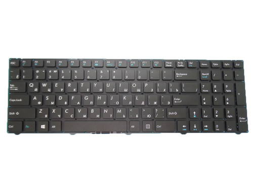 Laptop Keyboard For DEXP Atlas H130 H134 H135 H138 H139 H170 H171 H172 H174 H178 Russian RU Black Without Frame New¸With small "enter"