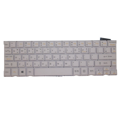 Laptop Keyboard For LG Z160 H160 V137867AS1 KR AEW7338980143 White Korea KR NO Frame