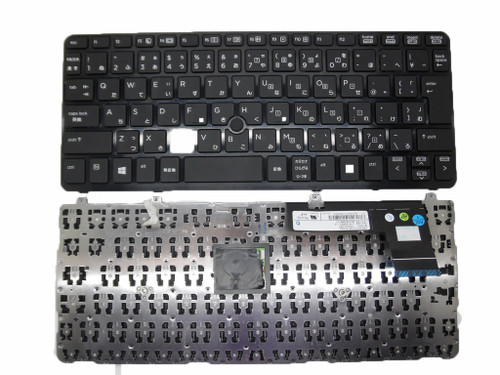 Laptop Keyboard For HP EliteBook 820 G1 720 G1 725 G2 735503-291 V141926BJ1 JA 6037B0086012 With Black Frame and Pointing Sick Black JAPAN JP
