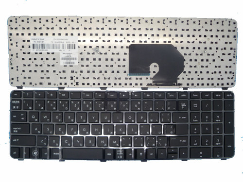 Laptop keyboard For HP DV7-4000 Japanese JP With Frame Black ...