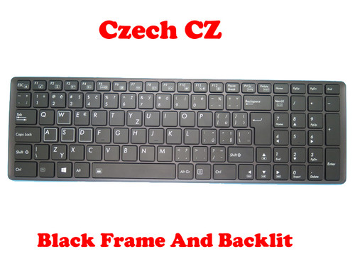 Laptop Keyboard For Gigabyte P35X P35X V3 P35X V4 P35X V5 P35X V6 P35X V6-PC4D P35X V6-PC4K4D P35X V7 Czech CZ With Black Frame And Backlit