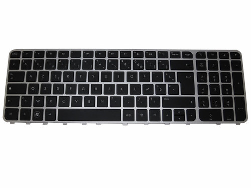Laptop Keyboard For HP TOUCHSMART M6-K000 SG-60810-38A SN7124 PK130UM1C19 727597-051 With Silver Frame Black Arabic French ARFR
