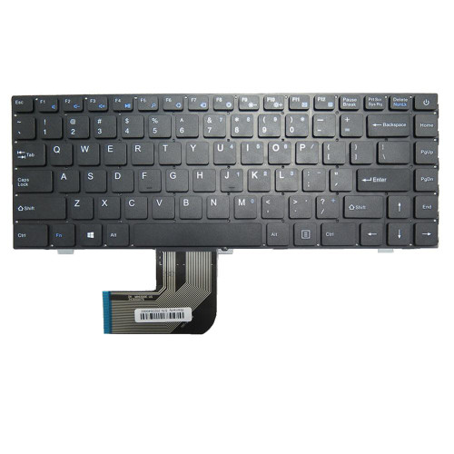 Laptop Keyboard For NuVision Traveler 14.1 TM141WT720C TM141WT United States US Black Without Frame Empty 4 PIN
