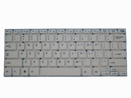 Netbook Keyboard DK0280A United States US White Without Frame