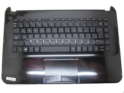 Laptop PalmRest&keyboard For HP 14-D000 Black C Shell 747282-291 1A32HU500600G With Black Keyboard Japanese JP Scratches on the surface