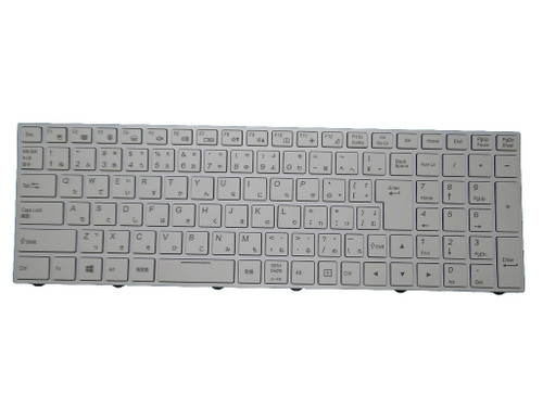 Laptop Keyboard For CLEVO N250 N250JU N250LU N251JU N251LU N250PU N251PU N252PU N250GU N252GU N250WU N251WU N252WU N250BU N251BU N252BU N750BU N751BU Japan JP With White Frame And Backlit