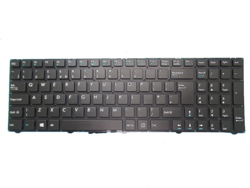 Laptop Keyboard For Pegatron D15 MP-13A86GB-5285 0KN0-1B1UK12 Without frame Black United Kingdom UK