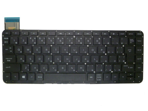 Laptop Keyboard For HP SlateBook 14-P000 14-P010NR 14-P091NR 14-P001XX 14-P001TU Japan JP Black Without Frame SN6141 SG-62260-2VA 