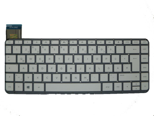 Laptop Keyboard For HP SlateBook 14-P000 14-P010NR 14-P091NR 14-P001XX 14-P001TU German GR SN6141P 812-01650-05A SG-62290-2DA 791433-041 Without Frame White 