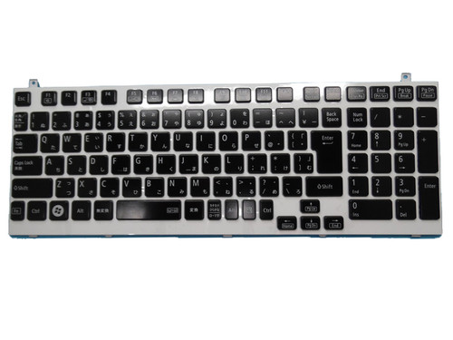 Laptop Keyboard PK130L81I00 V132902AJ1 Japanese JP JA With Backlit Black With White Frame New