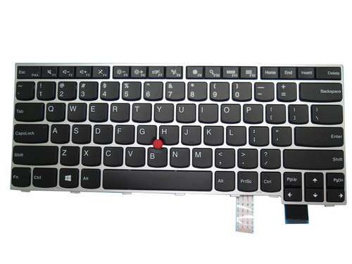 Laptop Keyboard For Lenovo Thinkpad 13 Gen 2 T470S T460S 01EN764 01EN805 English US LIM14Q33-9205 Without Backlit ,With Silver Frame New