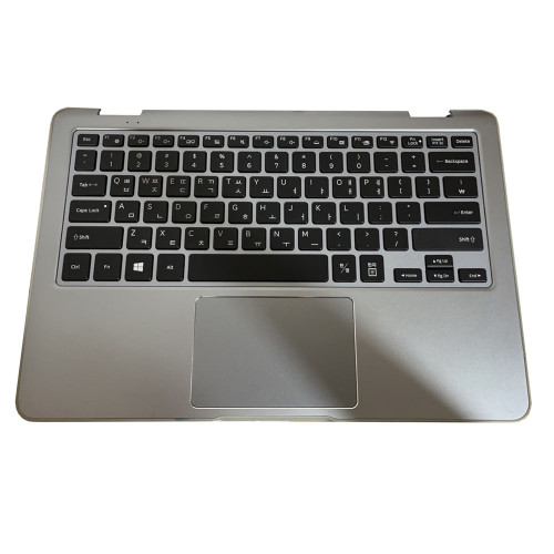 Laptop PalmRest&keyboard For Samsung NP730QAA 730QAA Korea KR BA61-03625A With Backlit Touchpad Speaker USED