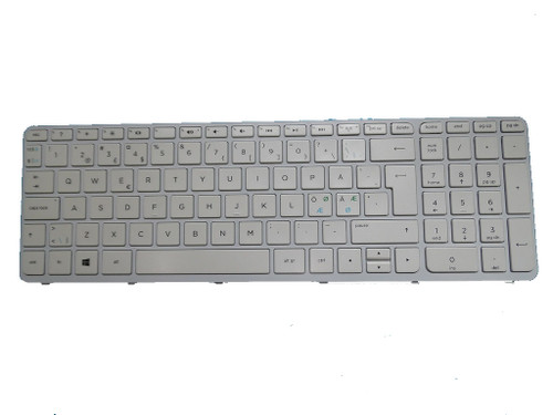Laptop Keyboard For HP Pavilion 15-N000 15-N100 15-E000 White With white Frame Nordic NE 720597-DH1  AER65X00320 SN6126W SG-59810-79A 2B-06940Q111