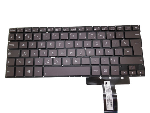 Laptop Keyboard For ASUS UX31 UX31E UX31A UX31LA Brown Without Frame FR France 9Z.N8JBQ.50F 0KNB0-3624FR00 AEUJ3F00010