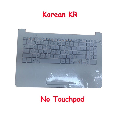 Laptop White PalmRest+White Keyboard For LG 15U340 15U340-E 15U340-L 15UD340 15UD340-E 15UD340-L MBN63346801 White Korea KR No Touchpad