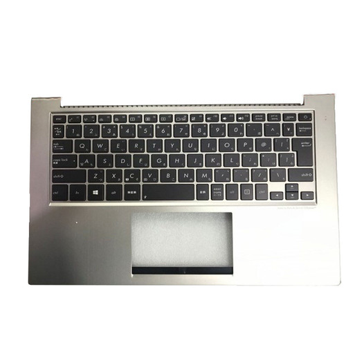 Laptop Palmrest&Keyboard For ASUS UX32A UX32VD Silver C shell 13N0-MYA0321 13GNPO1AM072-1 Without Touchpad With Brown JP JAPAN 9Z.N8JBU.70J 0KN0-MY2JP13 0KNB0-3628JP00