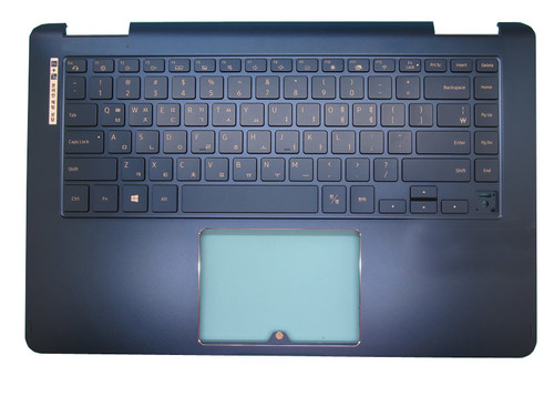 Laptop PalmRest&keyboard For Samsung NP950SBE NP951SBE 950SBE 951SBE Korea KR BA98-01683A Without Touchpad Upper Case Cover Blue New  