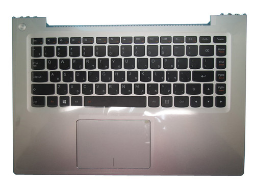 Laptop PalmRest&keyboard For Lenovo U430P U430 Touch Hebrew HB 90203205 3KLZ9TALV00 With Backlight Touchpad Silver New