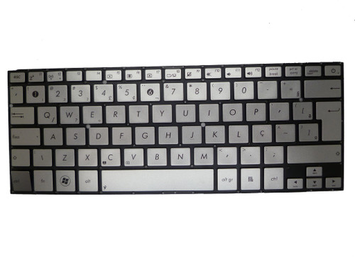 Laptop Keyboard For ASUS BX31 BX31E Silver Without Frame Brazilian BR