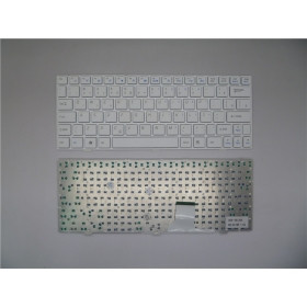 Laptop keyboard For Microbord NS-423 White BR Brazilian (With Frame) DOK-V6126A