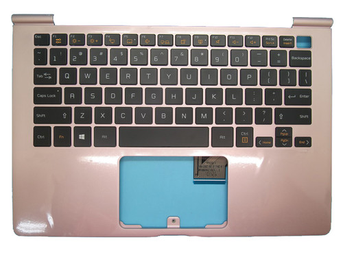 Laptop Pink PalmRest+Black Keyboard For LG 13Z970 13Z970-ER33J 13Z970-MRS1J MBN64567301 US English With Backlit NO Touchpad