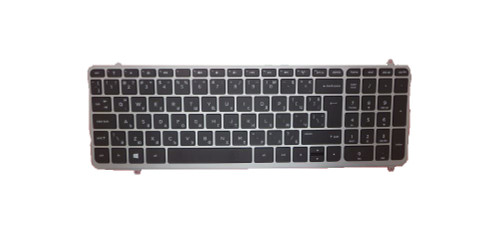 Laptop Keyboard For HP TOUCHSMART M6-K000 BG Bulgaria SG-60810-27A SN7124(E1) 727597-261 With Silver Frame Black