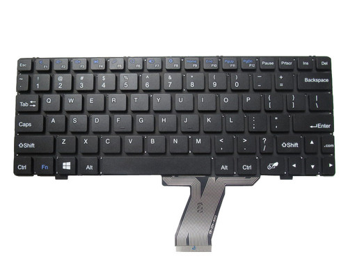 Laptop Keyboard For Ematic EWT116 EWT116BL English US Black Without Frame