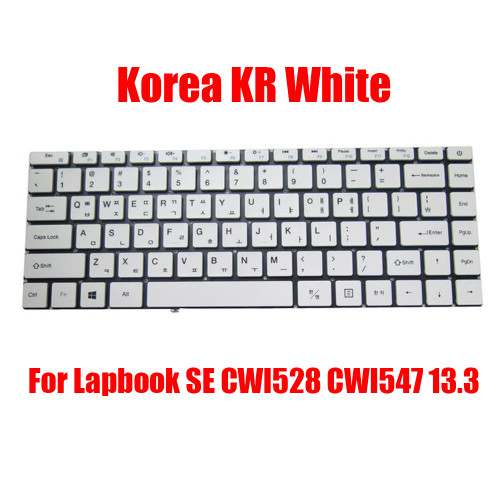 Laptop Keyboard For Chuwi Lapbook SE CWI528 CWI547 13.3 Korea KR White Without Frame New