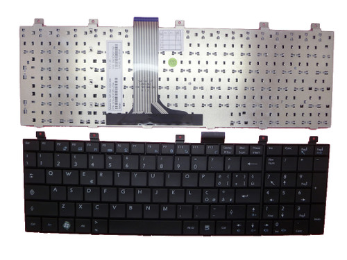 Laptop Keyboard For MSI EX600 CX600 Black IT Italian (Blue Lable) S1N-3UIT261-C54 MP-09C13I0-359