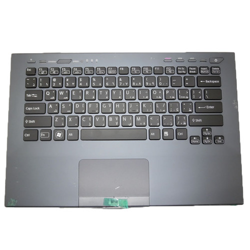 Laptop Palmrest For SONY For VAIO VPC-SA VPCSA VPCSA26GA VPCSA28GA VPCSA28GG 9Z.N6BBF.00A 024-0033-8024-A gray with Arabia AR black keyboard backlit&touchpad upper case used