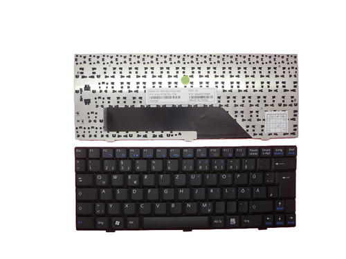 Laptop Keyboard For MSI U100 Black GR German S1N-1EDE281-C54 MP-08A76D0-359
