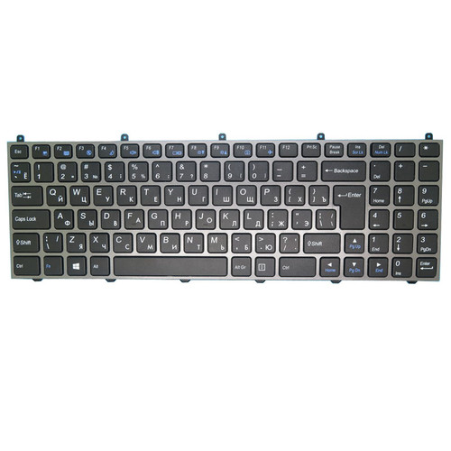 Laptop Keyboard For DEXP Achilles G100 G101 G102 G103 G104 G105 G106 G108 G109 G110 G111 G113 G114 G115 Russian RU With Gray Frame New