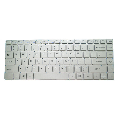 Laptop Keyboard For Irbis NB163 English US Silver Without Frame New