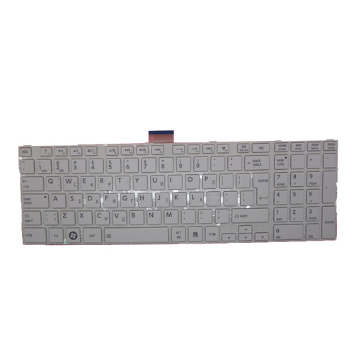 Laptop Keyboard For Toshiba Satellite L850 L850D L855 L855D L870 L870D Greek GK MP-11B56GR-5281 white with frame new