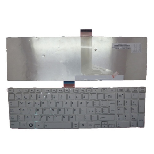 Laptop Keyboard For Toshiba Satellite L850 L850D L855 L855D L870 L870D Italian IT MP-11B56I0-5281 MP-11B56I0-9301 white with frame new