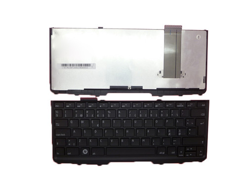 Laptop Keyboard For NOKIA BOOKLET 3G Nordic NE PK130971A09 V108502AK1 Black New