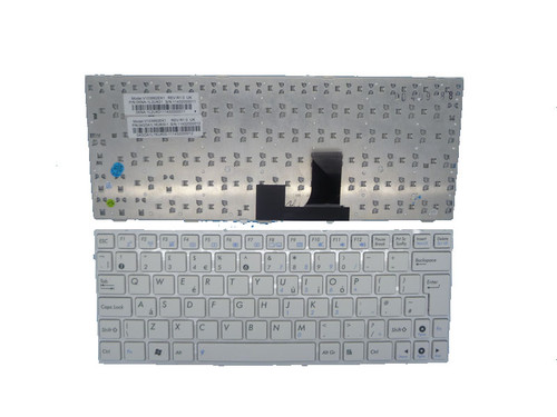 Laptop Keyboard For ASUS EPC T101MT 1005HA 1008PE 1002HA With White Frame White UK United Kingdom V103662EK1 0KNA-1L2UK01 04GOA1L1KUK00-1