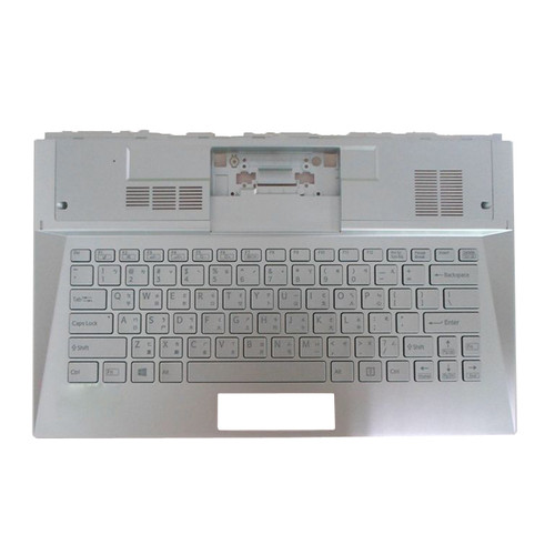 Laptop Palmrest For SONY For VAIO Duo13 SVD13 Series silver with Traditional Chinese TW backlit Keyboard upper case new