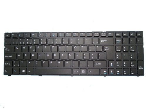 Laptop Keyboard For Pegatron E15K E15S V150062NK1 0KN0-CNCSG11 SG Swiss German With Black Frame