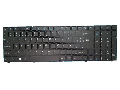 Laptop Keyboard For MEDION ERAZER P6681 MD60572 MD60513 MD60531 MD60533 MD60501 MD60607 MD60609 MD60608 MD60596 MD60597 MD60598 MD60814 MD60663 MD60679 MD60678 MD60532 MD60677 MD60573 MD60575 MD60572 MD60574 Belgium BE Black With Frame