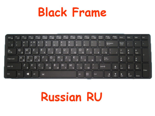 Laptop Keyboard For Gigabyte P35 Series P35 P35G V142645ES1 2Z703-RUX17-S11S Russian RU With Black Frame And Backlit
