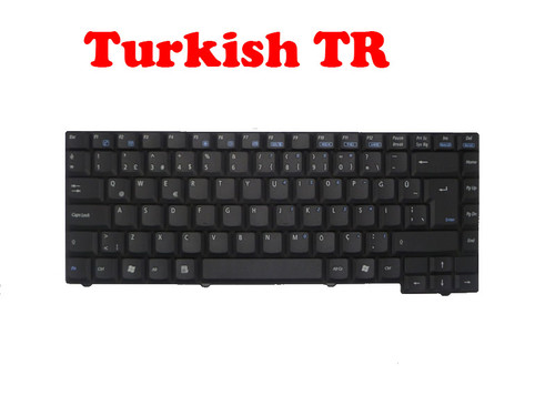 Laptop Keyboard For ASUS A3V A7C A7M A7T Black TR Turkey 9J.N5382.JOT 04GND00KTU00