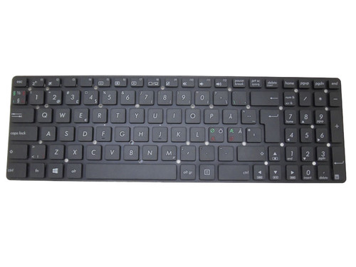 Laptop Keyboard For ASUS K55 K55V K55A K55VD K55VJ K55VW K55VS NE Nordic Black Without frame 9Z.NBUSW.01N NSK-WA01N 0KNB0-612NND00