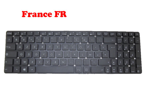 Laptop Keyboard For ASUS R500V R500A R500VS R500VD R500VM R500VJ Black Without Frame France FR